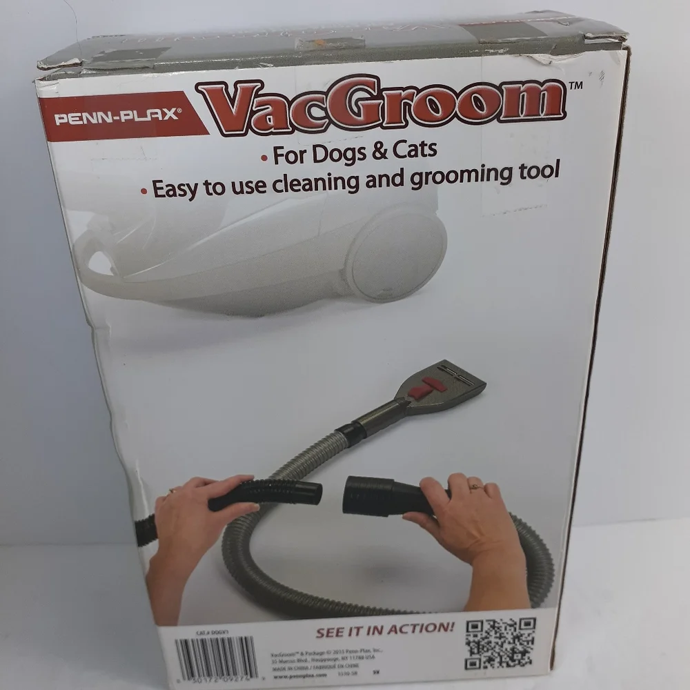 Penn Plax VacGroom Pet Grooming Vacuum Attachment Kit DOGV1